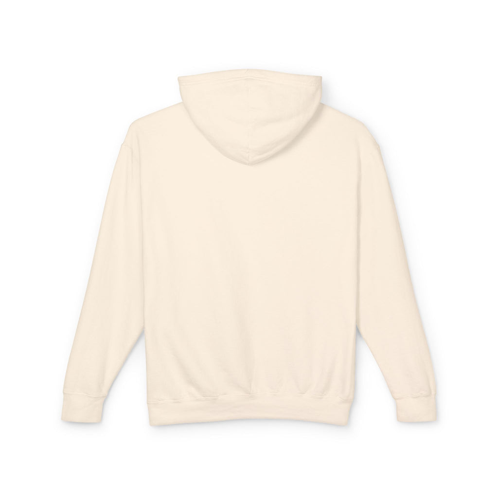 Beige hoodie on a white background