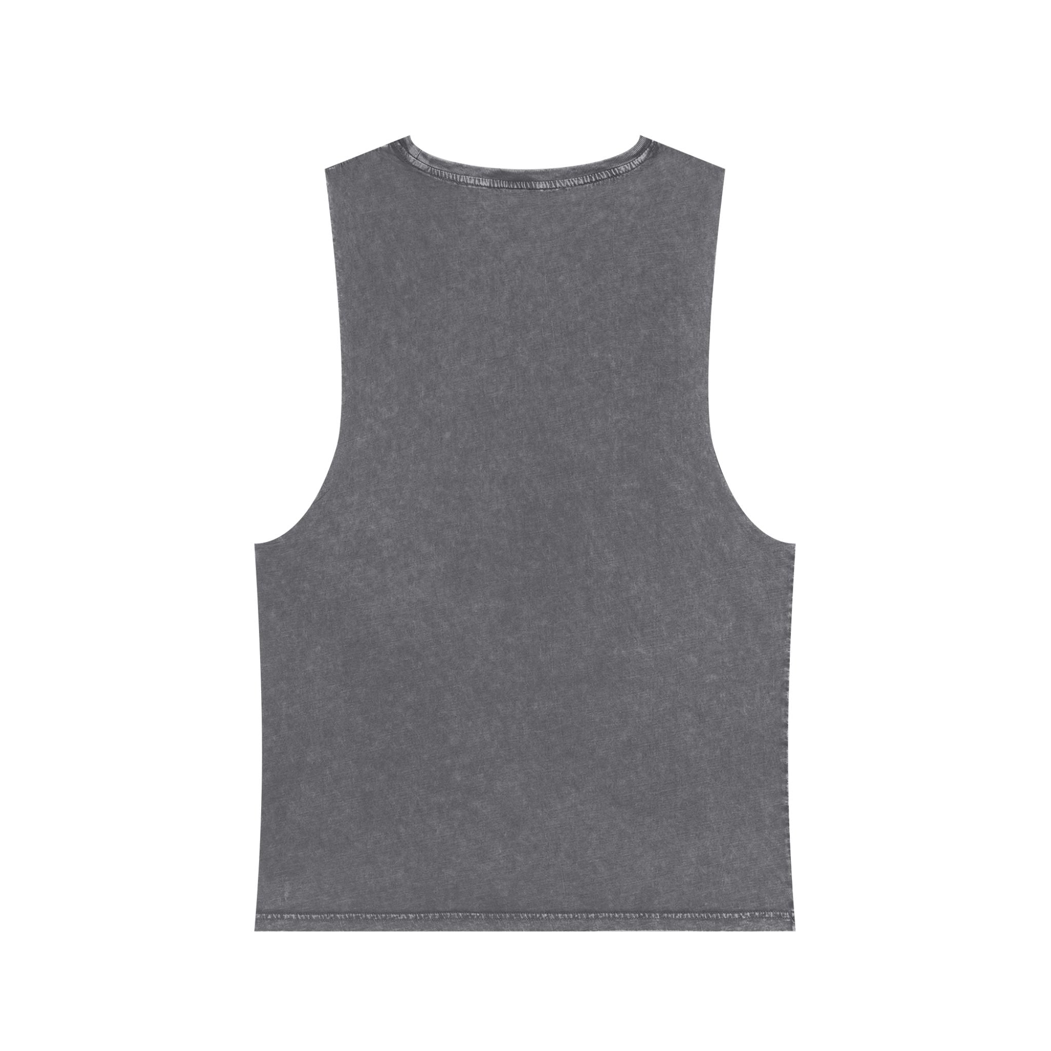 Stonewash Tank Muscle Tank Top Back